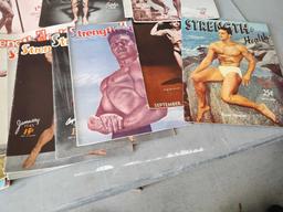 Early Sports Magazines Strength & Health 1940s to1960s