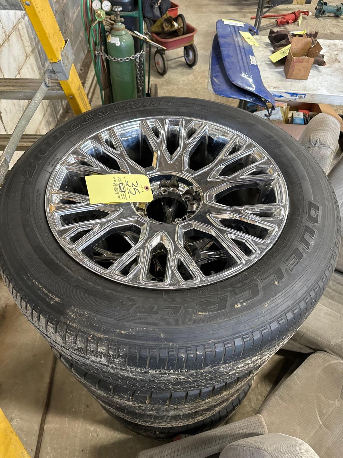 20" Escalade rims and tires. no center caps