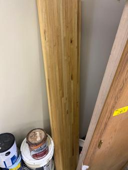 Interior Door, Butcher Block Top