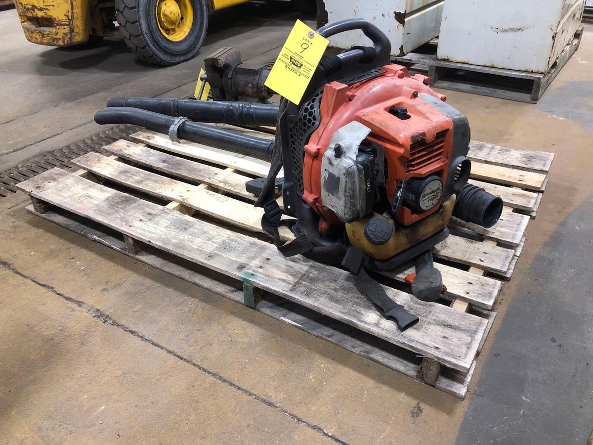 Backpack blower, Husqvarna MN:150BT, 2 stroke gas, Condition unknown.