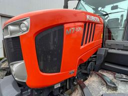 Kubota M7-171s Cab air, MFWD, 958 hrs.