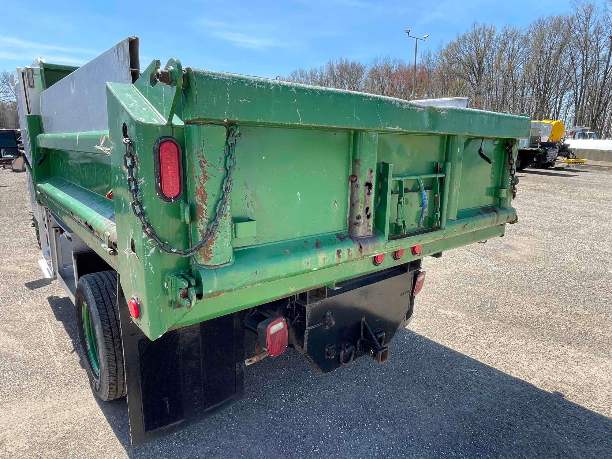 2013 Ford F-350 Dump Truck 8ft. 4x4 with alum toolbox; 91,163 mi