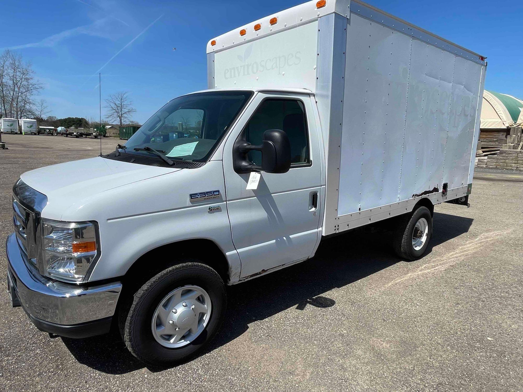 2013 Ford Box Truck, 9,900 GVW, 12 ft Box, 59,573 miles