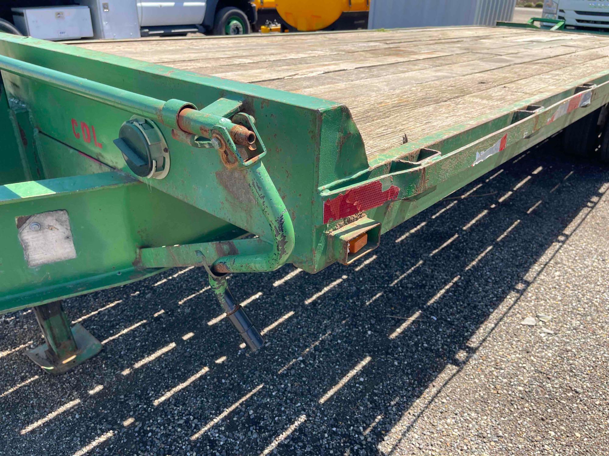 1991 Cleveland Deck Over Trailer, 90 inches x 20 ft + 5 ft beavertail