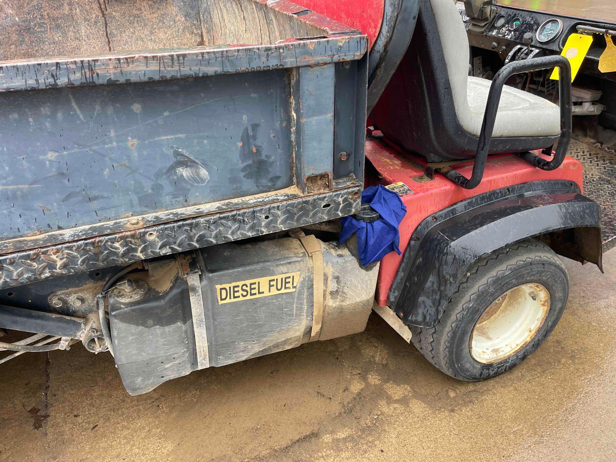 Toro Workman 4x4 utility vehicle, (Trans. needs work)