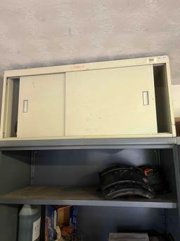 Steel Cabinet with Contents