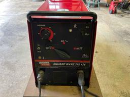 Lincoln Square Wave Tig 175 Welder with Cart and Peddle