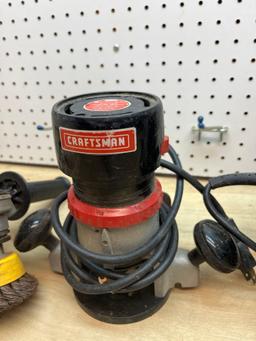 Dewalt Angle Grinder, Craftsman Router, Skilsaw Circular Saw