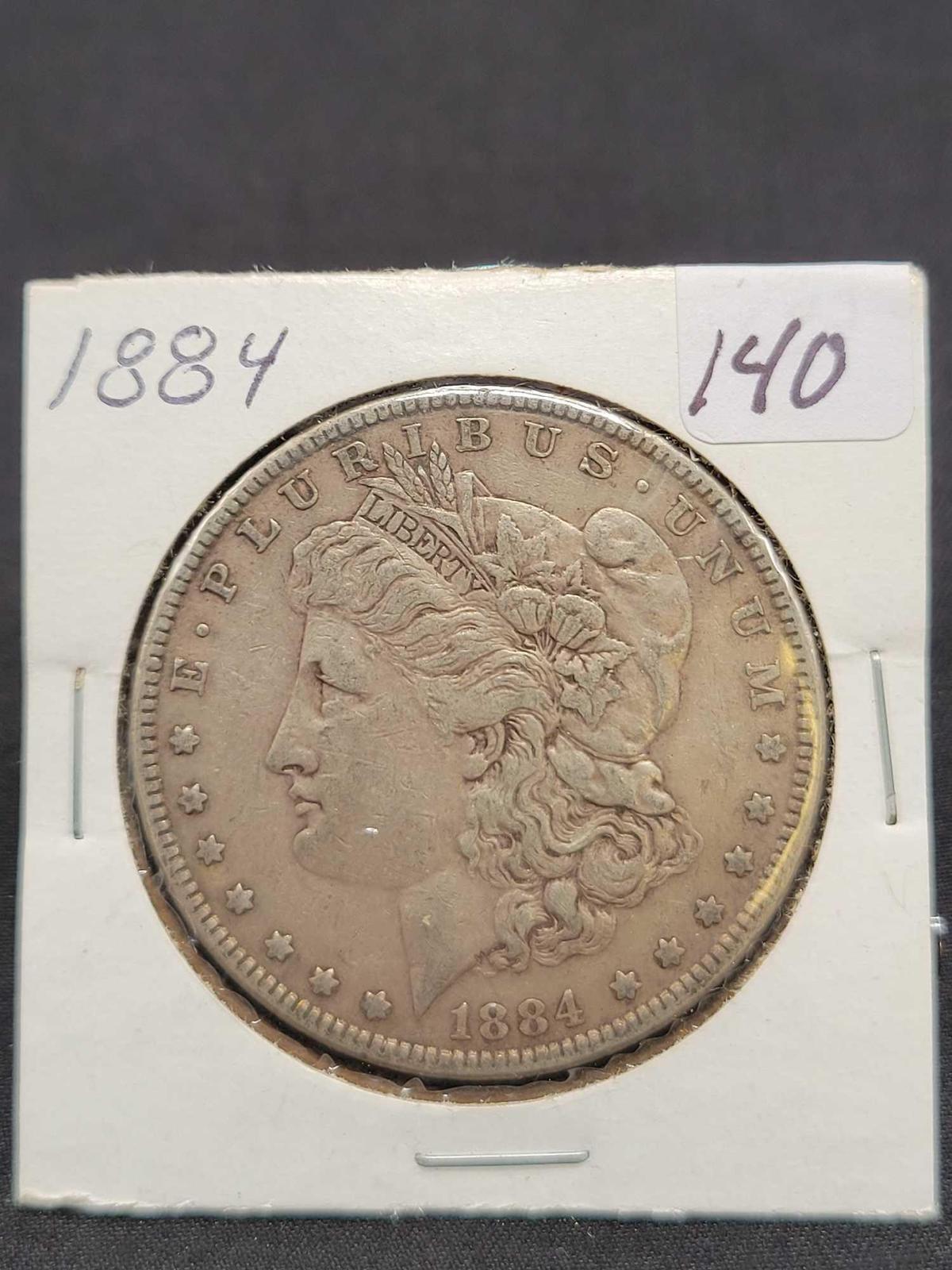 1884 Morgan Silver Dollar