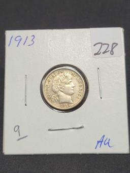 1913 Barber Dime