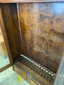 Early Wood with Glass Door Gun Cabinet