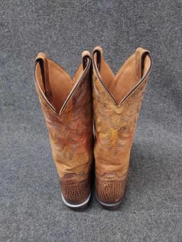 Mens Size 9 Tony Lama Leather Cowboy Boots