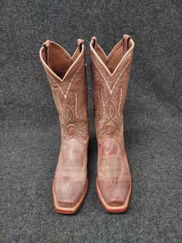 Mens Size 9 Tony Lama Leather Cowboy Boots