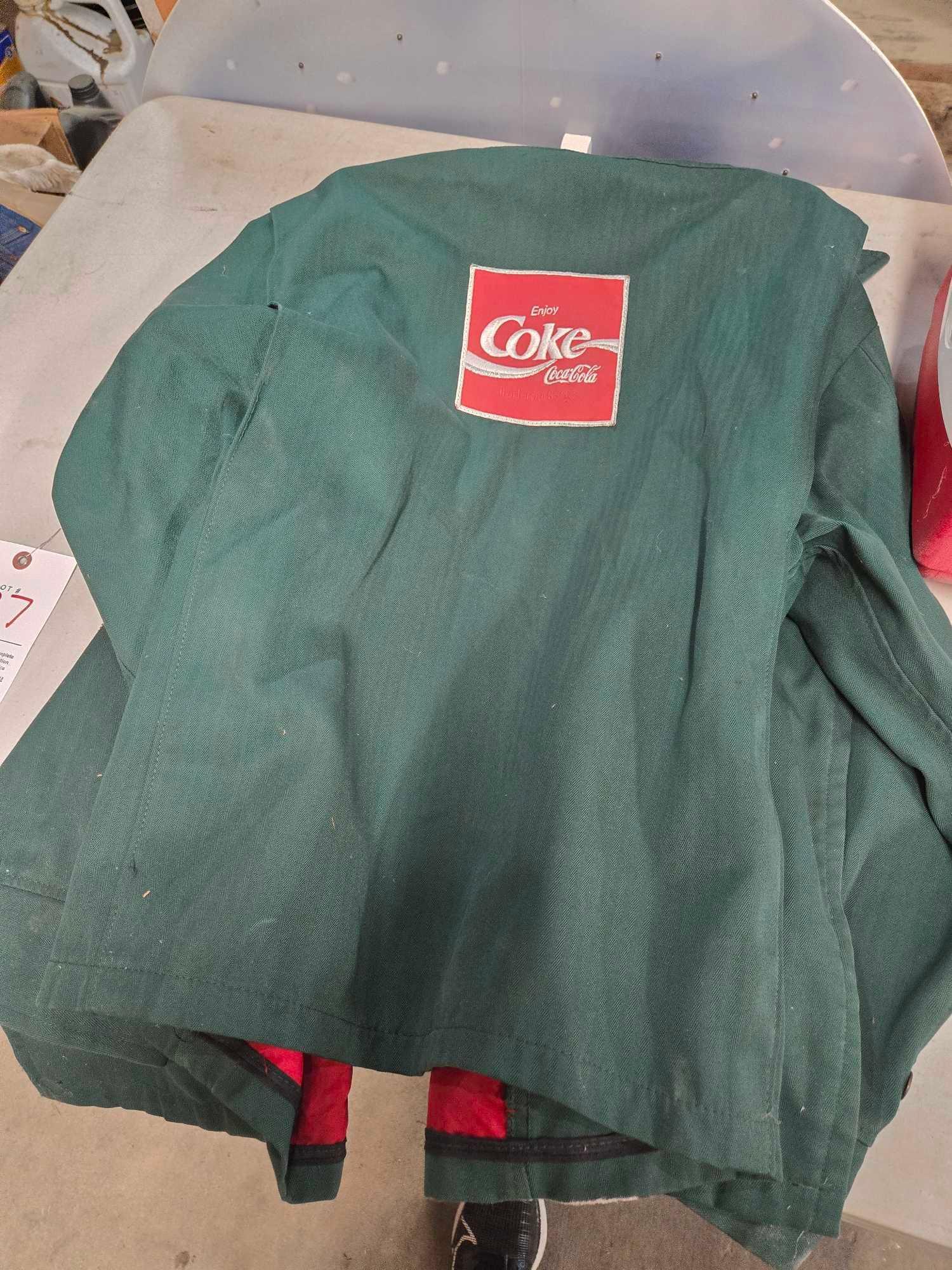 Coca Cola Jacket & Cooler Campfire Marshmallows Clock