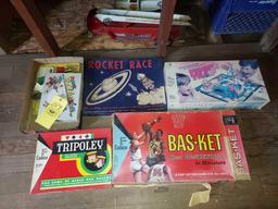 Assortment of Vintage Board Games