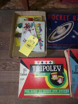 Assortment of Vintage Board Games