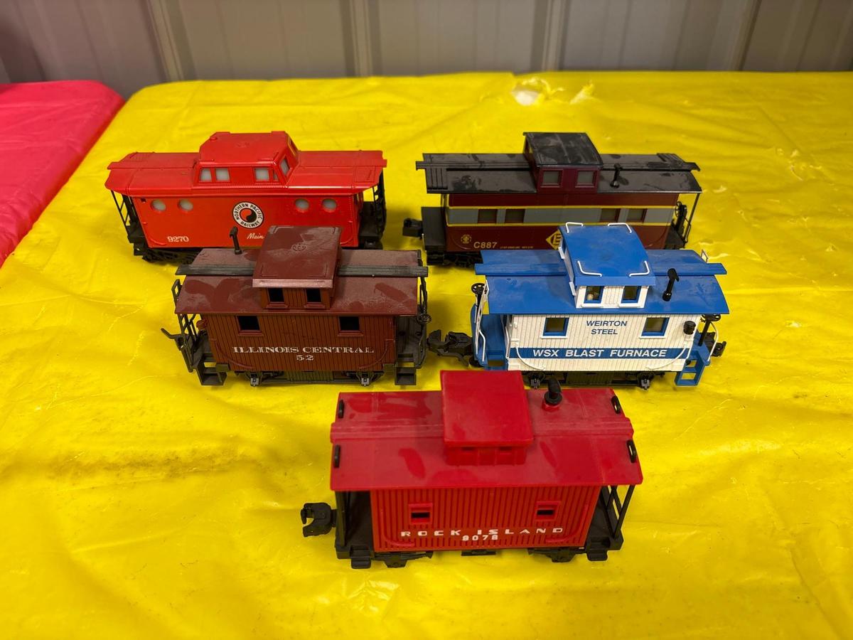 Assortment of Train Cabooses