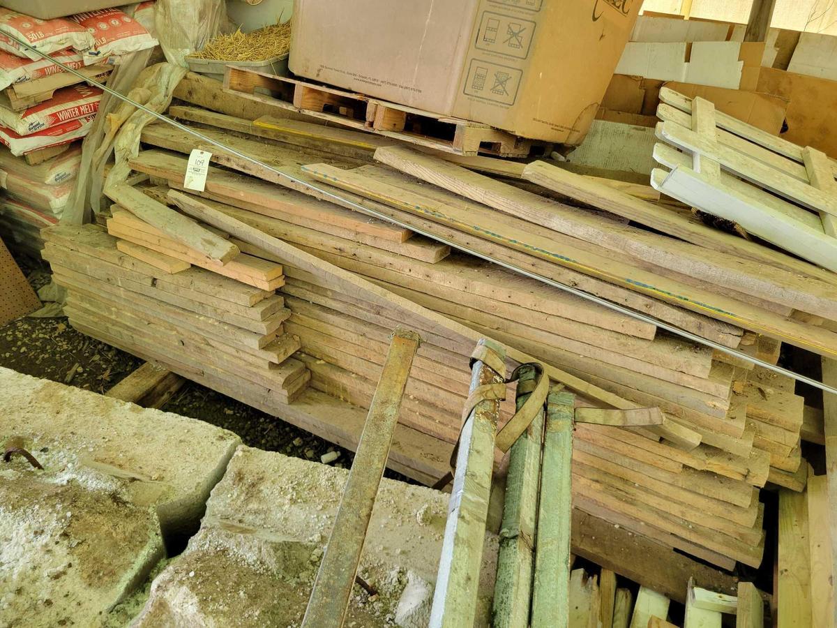 Large pile lumber (Horse stalls)