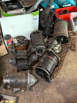 large lot car parts - hardware - brake parts - starters - etc