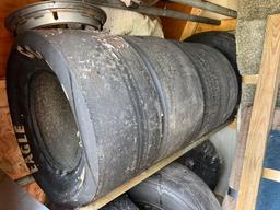 assorted tires Inc racing slicks and others