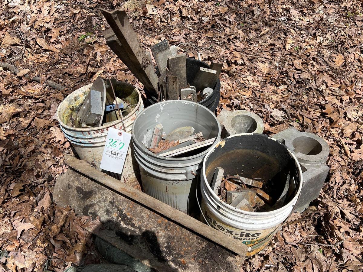 pile of aluminum machinist material