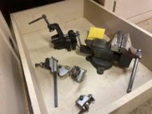 Sears #506-51770 Small Bench Vice & Attachments