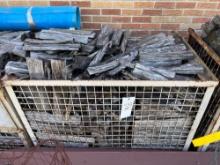 Large Lot of Firewood Kindling, Metal Caged Container Not Included