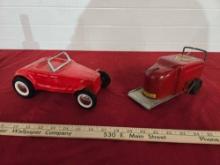 Buddy L Car Bank & Ny Lint Lift Truck