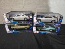 4 Maistro Special Edition 1/18 Scale Diecast Cars