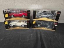 4 Maistro Premiere Edition 1/18 Scale Diecast Cars