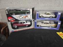 2 Anson, 1 Precision, 1 Hotwheels 1/18 Scale Diecast Cars