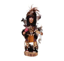 Signed Grant Parkett Original Art 16" Hopi Katsina Dancer Statue