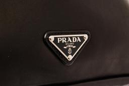 Prada Black Leather Clutch Bag