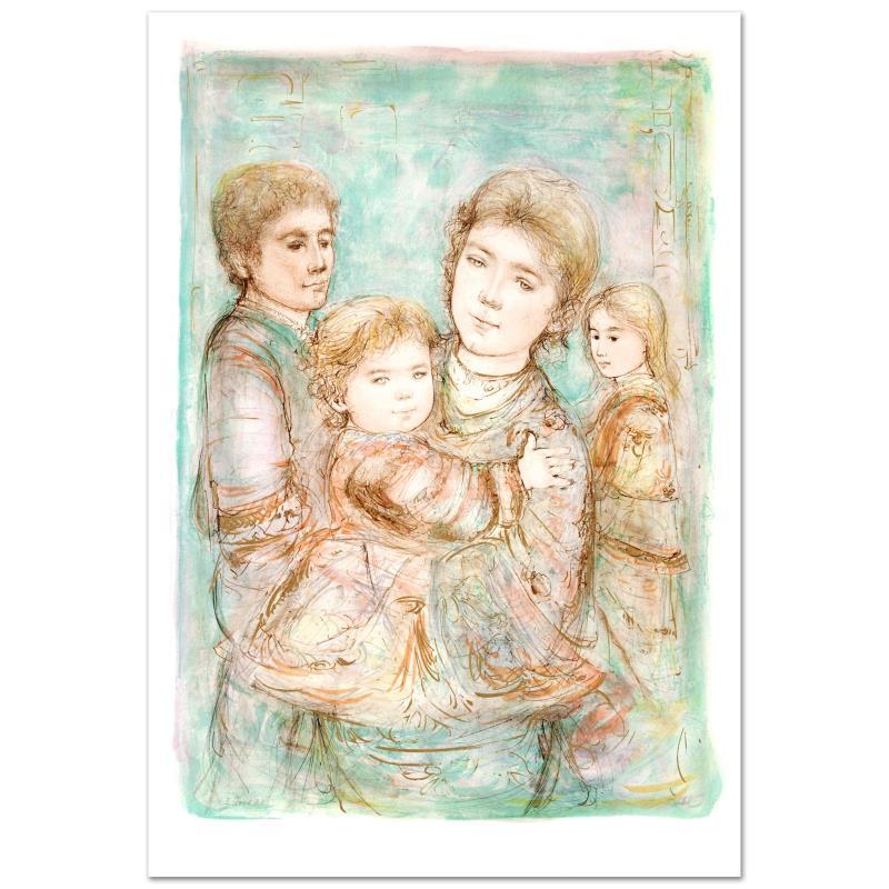 Portrait of a Family by Hibel (1917-2014)