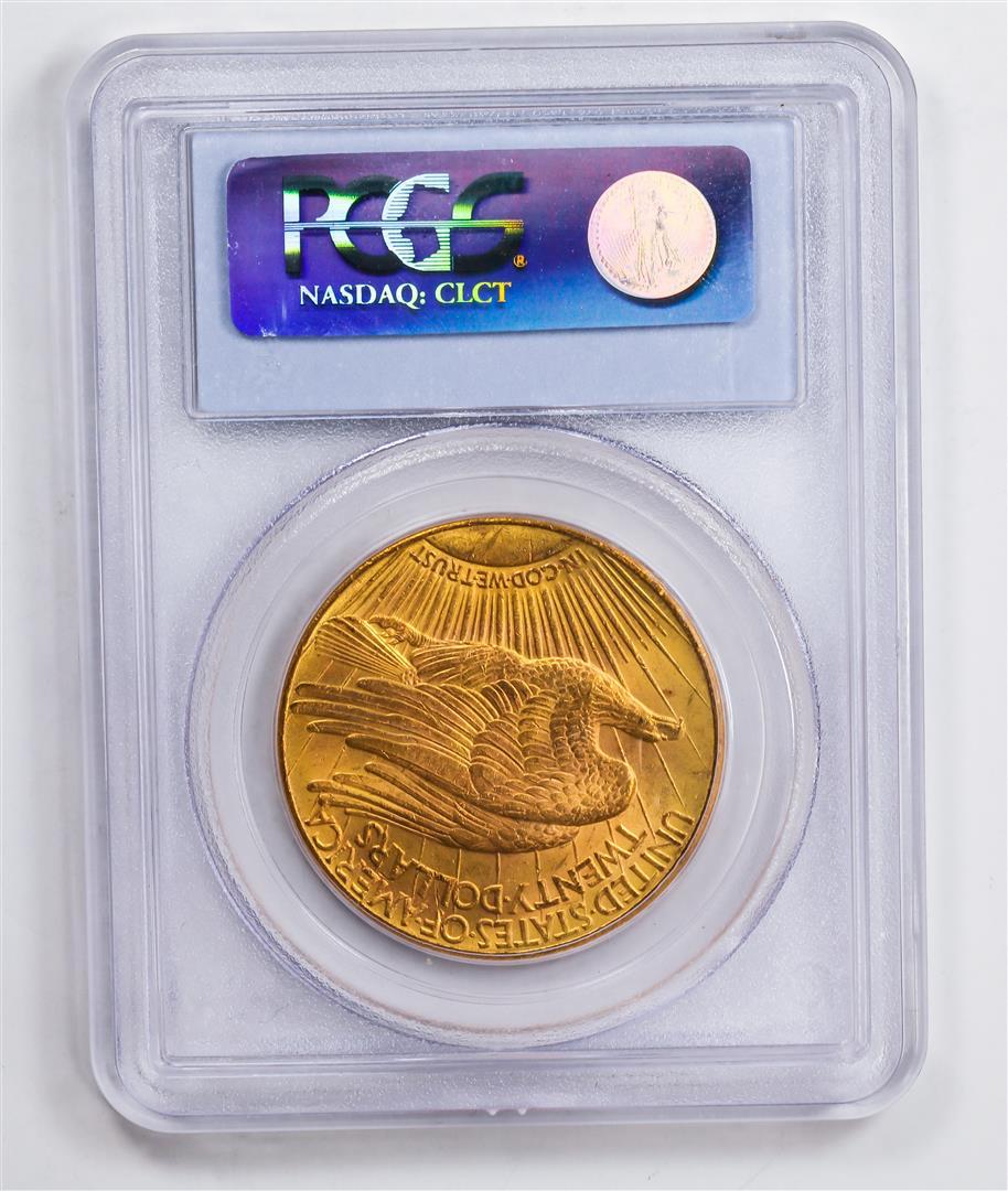 1927 $20 Double Eagle Gold Coin PCGS MS63