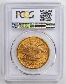 1923 $20 Double Eagle Gold Coin PCGS MS63