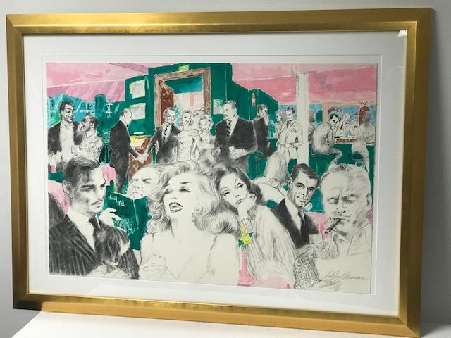 "Polo Lounge" by Leroy Neiman (SET)