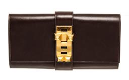 Hermes Chocolat Box Calfskin Medor 29