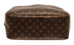 Louis Vuitton Brown Monogram Canvas Deauville Satchel Bag