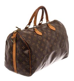 Louis Vuitton Brown Monogram Canvas Speedy Bandouliere 35 Satchel Bag