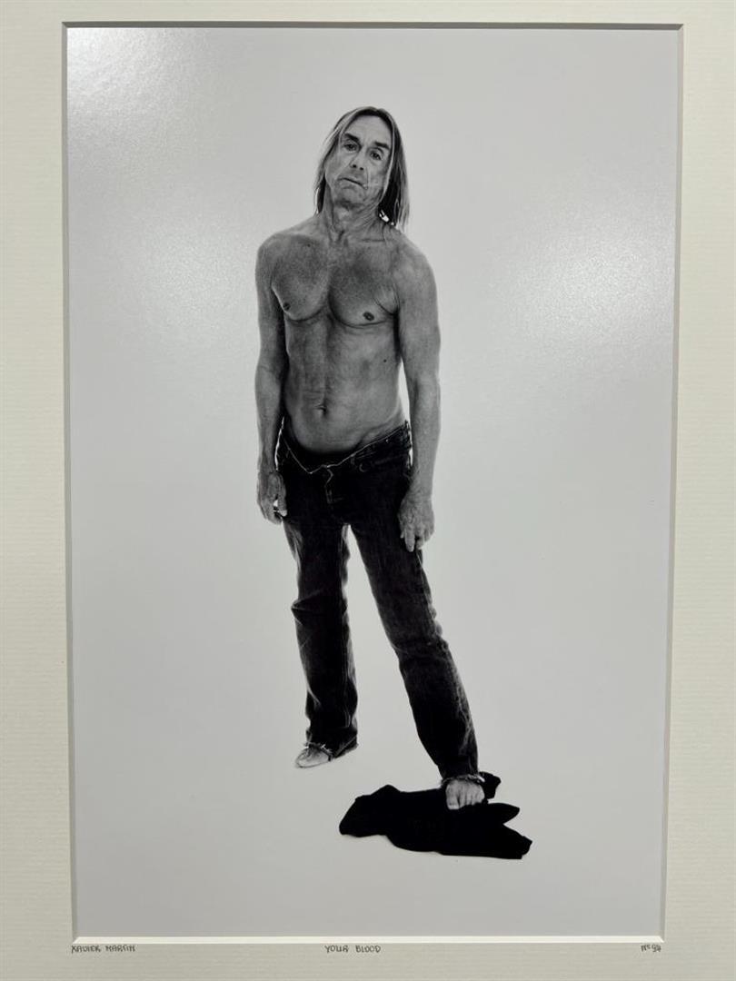 Iggy Pop Xavier Martin "Your Blood" Godfather of Punk Singer CelebrityYellowKorn