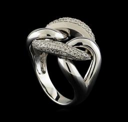 0.48 ctw Diamond Ring - 14KT White Gold