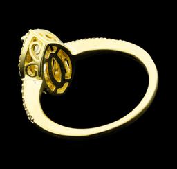 1.16 ctw Diamond Ring - 14KT Yellow Gold