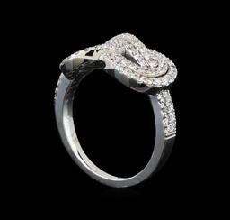 0.70 ctw Diamond Ring - 14KT White Gold