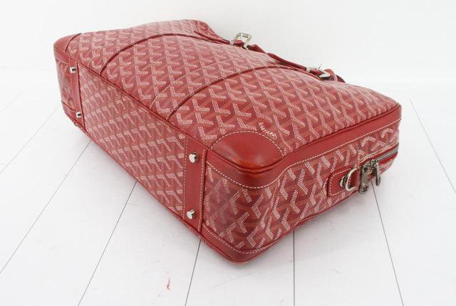 Goyard Red Goyardine Ambassade MM Briefcase