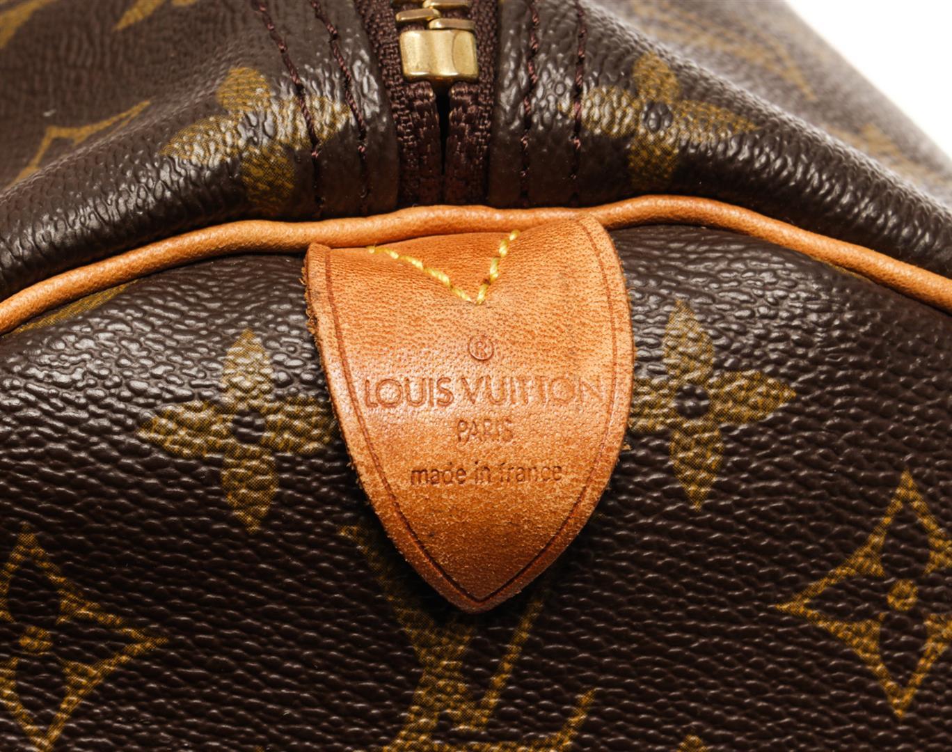 Louis Vuitton Brown Monogram Canvas Keepall 60 Duffel Bag