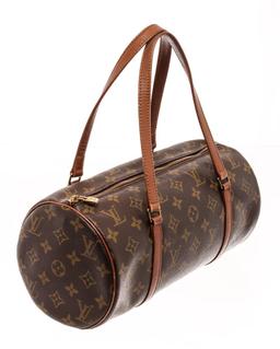 Louis Vuitton Brown Monogram Papillion 30 Shoulder Bag