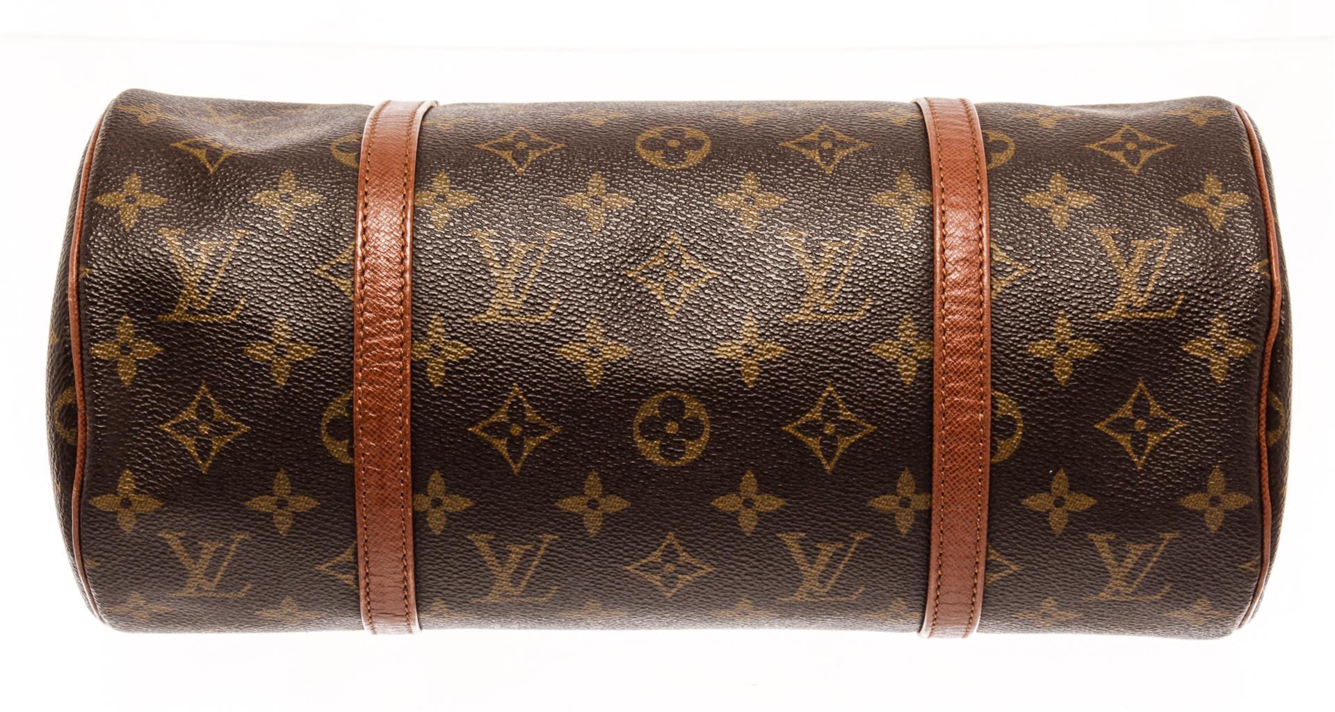 Louis Vuitton Brown Monogram Papillion 30 Shoulder Bag