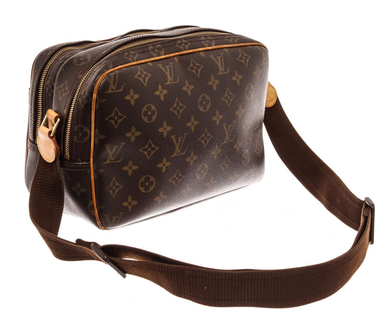 Louis Vuitton Brown Monogram Canvas Reporter PM Crossbody Bag