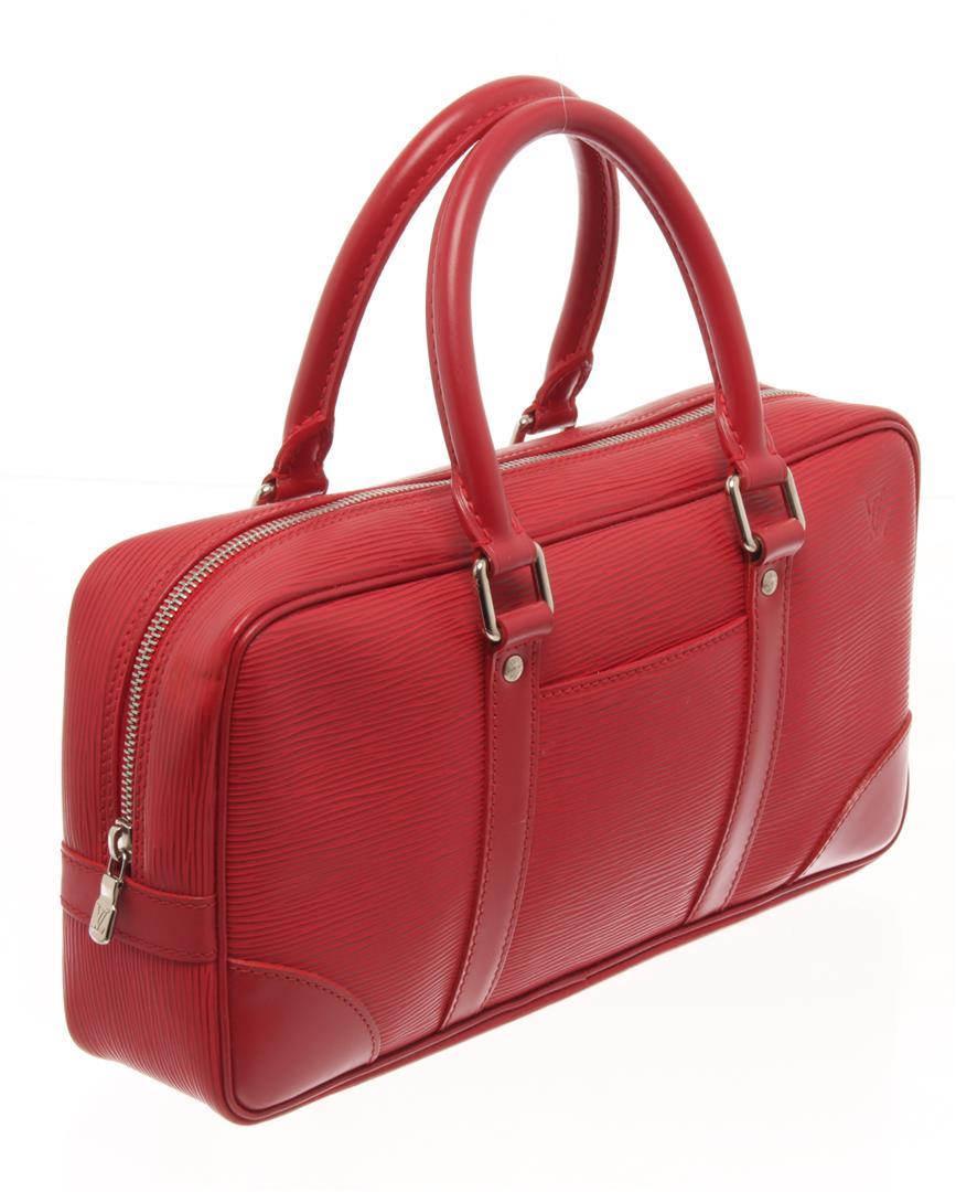 Louis Vuitton Red Epi Leather Vivienne Long Handbag